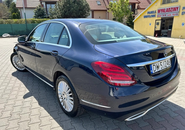 Mercedes-Benz Klasa C cena 67650 przebieg: 260608, rok produkcji 2015 z Wrocław małe 106